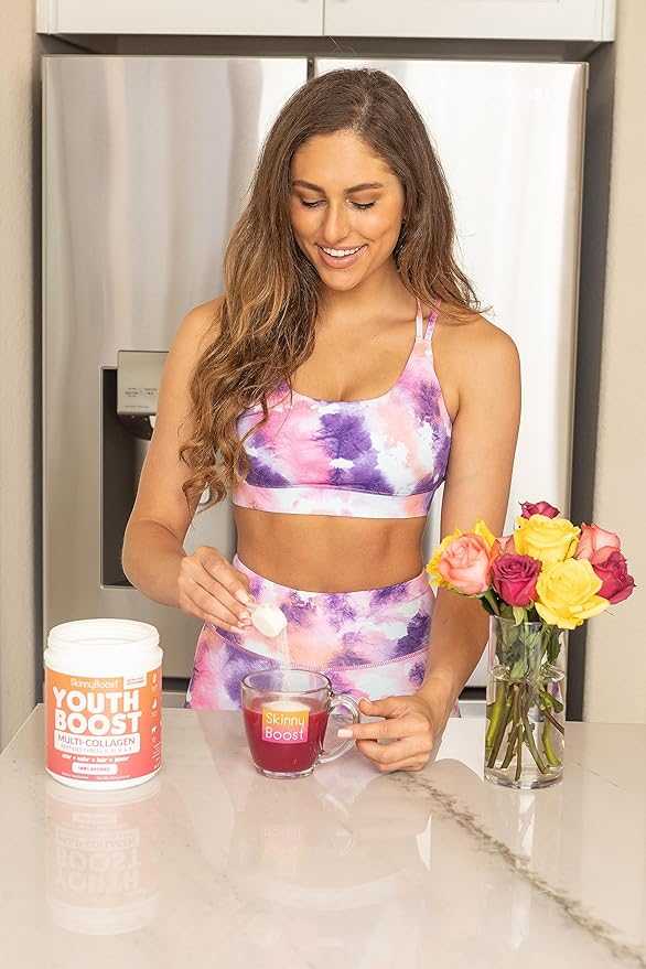 Skinny Boost 14-Day Detox Multi-Collagen is a dietary supplement designed to support overall health and wellness. It contains a blend of collagen peptides derived from multiple sources, providing essential amino acids and promoting joint, skin, hair, and nail health.